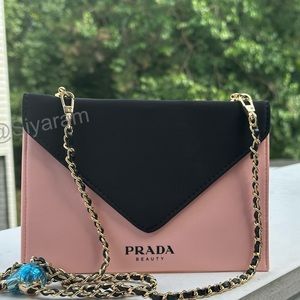 Prada envelope crossbody bag/ wallet / clutch
